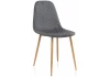 11849 Обеденный стул на металлокаркасе Woodville Capri grey / wood 11849