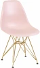 638APP-LMZL DSR, цвет сиденья светло-розовый (PK-02), цвет основания золото Стул обеденный DSR (ножки золотые, цвет светло-розовый (PK-02))