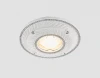 D4468 W/CH Встраиваемый точечный светильник Ambrella Дизайн С Узором И Орнаментом Гипс D4468 W/CH