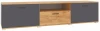 559218 ТВ-тумба Woodville Кассандра дуб крафт золотой / антрацит 559218