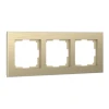 W0031711 Рамка на 3 поста Aluminium (шампань) Werkel W0031711 (a052314)