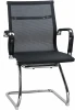 102N_Mesh-LMR CODY MESH, цвет сиденья черный, цвет основания хромированная сталь Офисное кресло для посетителей CODY MESH (чёрный)