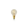 106189 Ретро лампочка накаливания Эдисона шар прозрачная E14 15W 220V желтое свечение MarkSlojd Carbon 106189
