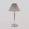 01132/1 хром/серый Интерьерная настольная лампа Eurosvet Peony 01132/1 хром/серый
