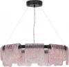 SL6021.403.54 Подвесной сетильник ST Luce Voile SL6021.403.54 черный/розовый LED 1*54W 4000K (220V, на тросе, круглые)