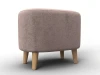 132358 Пуф 003 (ДСП,Фанера/Дерево/Велюр/Бежевый) Лига Диванов 132358