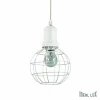 CAGE SP1 ROUND Подвесной светильник белый Ideal Lux CAGE SP1 ROUND