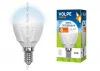 LED-G45-6W/NW/E14/FR/S картон Лампочка светодиодная шар белая E14 6W 4500K Volpe LED-G45-6W/NW/E14/FR/S