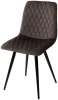461MC04615 Стул CHILLI-X ГРАФИТ #14, велюр / черный каркас 4 шт/ 1 к