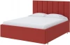 1910508 PROxSON Кровать Modern Large (Ткань: Велюр Forest 13 Красный) 160x200