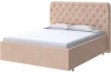2016328 PROxSON Кровать Classic Large (Ткань: Велюр Casa Бежевый) 200x200