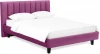 577508 Кровать Queen II Sofia L 1600 ОГОГО (арт.577508), (Ткань/Розовый)
