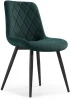15006 Стул Fox green / black 15006 Woodville