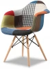 PW082B patchwork Стул PW082B лоскутный микс