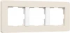 W0033066 Рамка на 3 поста (айвори/белый, soft-touch) Werkel W0033066 (a067256)