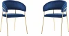 HSBI_DC72_blue_2 Набор из 2 стульев Whispered Fusion Hesby Велюр/Синий арт.HSBI_DC72_blue_2