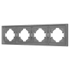 053849 Рамка пластиковая FRM-TENDO-PL-4-GR (Arlight, Графитовый) 053849