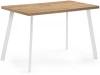 539243 Стол Notta Тринити Лофт 120x80x75 25 мм дуб вотан / белый матовый 539243