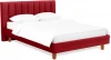 577494 Кровать Queen II Sofia L 1600 ОГОГО (арт.577494), (Ткань/Бордовый)