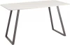 УТ000040511 Стол обеденный Stool Group Vermont 140*80 см керамика белая ножки серые арт.УТ000040511