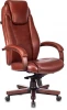 T-9923WALNUT/CHOK Кресло руководителя Бюрократ T-9923WALNUT светло-коричневый Leather Eichel кожа крестовина металл/дерево