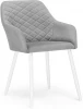 570172 Кресло Стив (Стив светло-серый / белый) Notta арт.570172