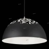 77017-1P BLACK Подвес Natali Kovaltseva, 1 плафон, черный с белым