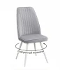 00-00084784 Стул DikLine 327 поворотный B22 GREY, ножки белые 00-00084784