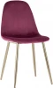 УТ000004432 Стул Stool Group Валенсия велюр бордо золотые ножки УТ000004432