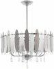 374309/8/350/570 CR Подвесная люстра хрустальная на штанге Arte Milano Sorrento-4309 374309/8/350/570 CR (220V)