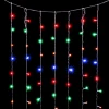 PCL601NOT-10-2M Гирлянда Занавес Облегченный 3 x 2 м Разноцветный 220В, 600 LED, Провод Прозрачный ПВХ, IP20
