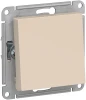 ATN000261 Выключатель встраиваемый одноклавишный (бежевый) Systeme Electric AtlasDesign ATN000261