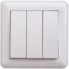 VS0510-351-18 Выключатель встраиваемый трехклавишный (белый) Systeme Electric W59 VS0510-351-18
