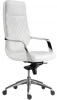 15427 Компьютерное кресло Woodville Isida white / satin chrome 15427