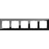 WL01-Frame-05 Рамка на 5 постов Werkel Favorit, черный
