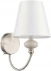 8283/1W Бра с выключателем Lumion Kentuki 8283/1W никель/белый, металл/керамика/текстиль Е14 1*40W 220V