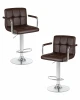 LM-5011-N_CH-M_EL-brown Набор 2 шт стул барный DOBRIN KRUGER ARM (коричневый)