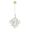 ML.5601.400P BS Подвесная люстра светодиодная хрустальная с пультом с регулировкой цветовой температуры Modelux MODELUX ML.5601.400P BS