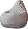 5039131 Кресло Мешок Груша Серый Микровельвет (2XL, Классический) Микровельвет арт.5039131
