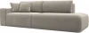 121330L Диван прямой Лига-036 НПБ Модерн подлокотник слева (Бежевый/Микровельвет) Лига Диванов арт.121330L