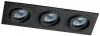 SAG303-4 black/black Встраиваемый точечный светильник SAG 03b SAG303-4 black Italline black/black (12V)