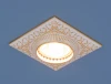 4104 MR16 WH/GD белый/золото Встраиваемый точечный светильник Elektrostandard 4104 MR16 WH/GD белый/золото