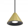 WSL-GU10/P08G Подвесной светильник Wolta WSL-GU10/P08G под лампу GU10 Черный / Золотой BELLO
