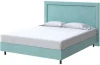2025178 PROxSON Кровать London Boxspring Standart (Ткань: Велюр Monopoly Мятный лёд (670)) 140x200