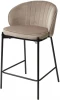 UDCHDC028BLV40 Полубарный стул WENDY BLUVEL-40 BEIGE (H=65), велюр