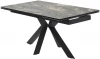 614M05693 Стол M-City BELLUNO 160 KL-176, итальянская керамика/ черный каркас
