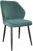 00-00063446 Стул 222М микровелюр Z39 авокадо, ножки черные Dikline 00-00063446