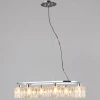 IL0834-6PSQ-26 CR DS Подвесная люстра хрустальная ILLUMICO IL0834-6PSQ-26 CR DS