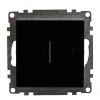 50272 Выключатель сенсорный одноклавишный (черный) Stekker Катрин 50272