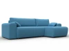 133695 Диван угловой Лига-099 угол универсальный (ДВП,ДСП,ЛДСП,Брус,Фанера/Пластик/Рогожка/Голубой) Лига Диванов 133695